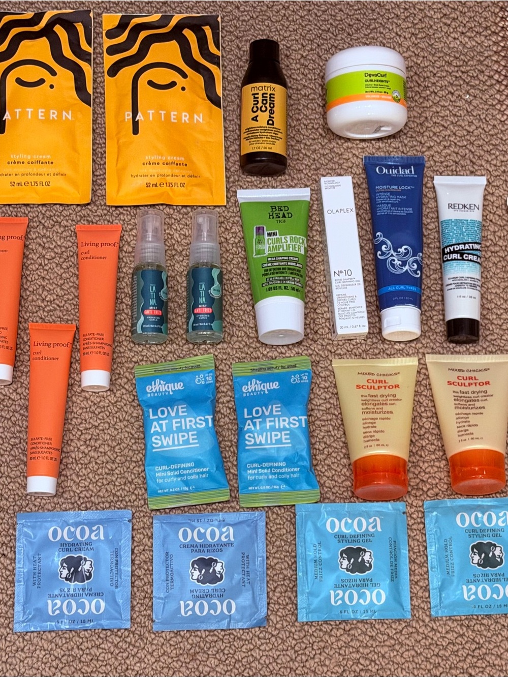 Assorted Curl Care Kit — Blue, Orange, Yellow, Green